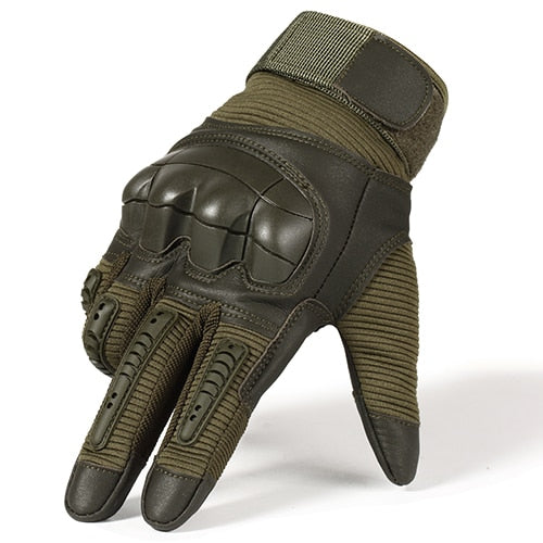Touchscreen Leather Motorcycle Gloves
