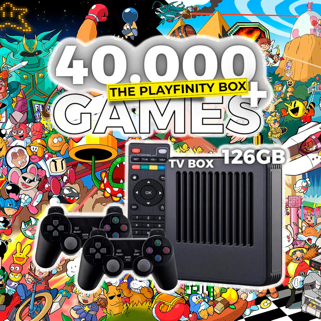 Playfinity™ 4K Retro Box - 40,000+ Retro Games