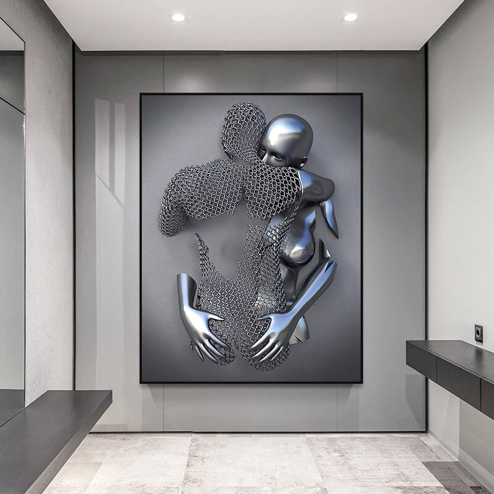 3D Love Wall Art Canvas