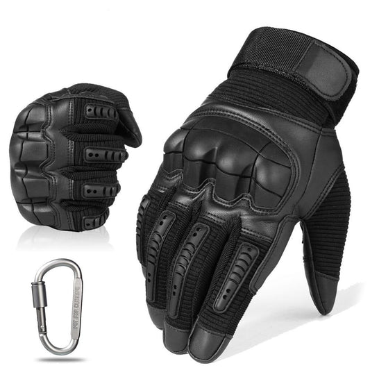 Touchscreen Leather Motorcycle Gloves